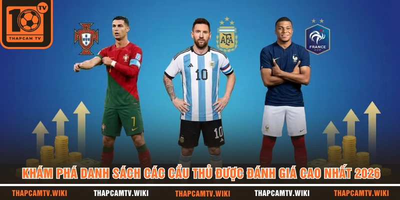 Khám phá danh sách các cầu thủ được đánh giá cao nhất 2026